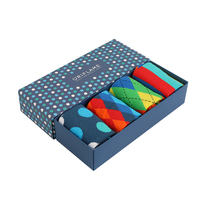 Vente en gros 100% coton bambou respirant drôle hommes chaussettes à rayures