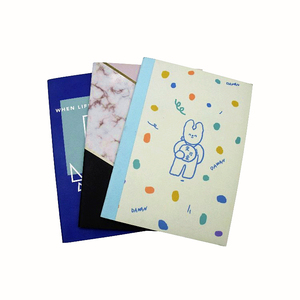 Factory Price Creative Custom Print A4 <b>A5</b> Size Saddle Stitched <b>Notebook</b> Lined Blank for School Stationery Use - Product Image 3