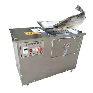 Electric New Fish Scaler Remover With Lid Cleaning Cutting Semi-Automatic Fish Scaling Viscera Entrails Removing Machine