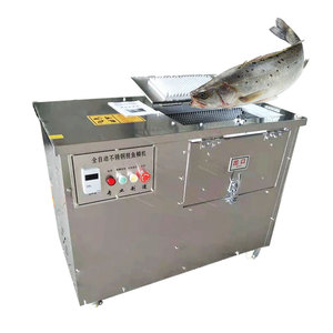 Nuevo removedor de escamas de pescado eléctrico con corte de limpieza de tapas Máquina de eliminación de entrañas de viscera semiautomática para escamas de pescado - Product Image 1