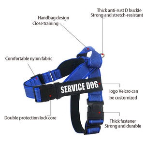 Kingtaleヘビーデューティー調節可能な子犬ソフトパッド入り反射ベストメッシュパッド入りペット用ペットハーネス - Product Image 2