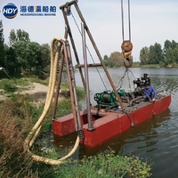 Drague à aspiration à moteur diesel pour l'extraction de sable de rivière sur le marché africain