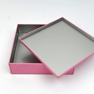 Ready Stock Flat Long Rectangular <b>Tin</b> Box Multi‑color Metal Tinplate Container For Cookie Chocolate Gift Card Document <b>Storage</b> - Product Image 6