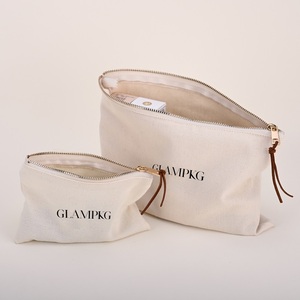 High Quality Wholesale Glampkg Custom <strong>Zipper</strong> Large-capacity Cotton Canvas Storage Dust Bag - Product Image 1