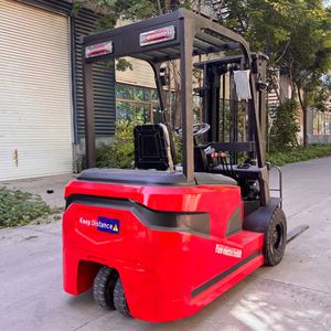Bestes Preis-Leistungs-Verhältnis Elektro-Gabelstapler 1 1,5 2 3 Tonnen Brandneuer Lithium-Batterie-Gabelstapler 3-Rad Langlebig Allterrain Geländegängig - Product Image 2