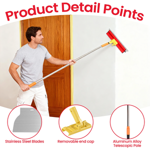 <span class=keywords><strong>Ensemble</strong></span> de 6 lames de raclage pour cloisons sèches en acier inoxydable de qualité industrielle, populaire, pour la décoration murale en DIY, OEM/ODM disponible - Product Image 3
