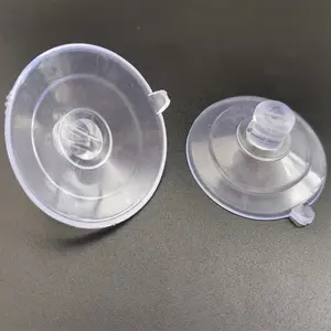 Cabezal de sujeción lateral abierta, ventosa de 45mm, copa de succión gruesa transparente de PVC