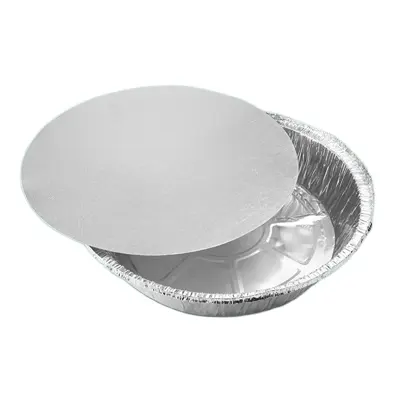 9-zoll-Aluminiumfolienbehälter für Fast-Food recycelbare Verpackung runder einweg-Aluminium-Tablett für Pizza Haushalt mit Deckel