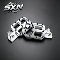 Pièces de modification et d'amélioration pour repose-pieds SXN Sur Ron Light Bee X et Ultra Bee, LBX élargies, en aluminium 7075 usiné CNC