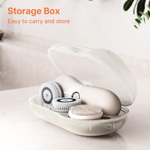 Facial Cleansing <b>Brush</b> Face Scrubber Exfoliator Wash Cleansing Exfoliating Powered Electric <b>Brushes</b> Spin Cleanser Cleaning <b>Scrub</b> - Product Image 1