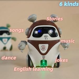 Nouveau jouet robot intelligent à commande vocale pour enfants, dialogue intelligent, jouet robot musical interactif de danse avec mode d'enregistrement et de répétition - Product Image 4