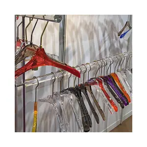 Hot Sales Excellent Quality Acrylic Hanger for Indian Sari Muslim Hijab European Evening Dress Hanger Collection