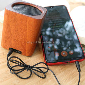 Altavoz de sonido de música de madera portátil ecológico con amplificador de sonido de fiesta de juegos - Product Image 1