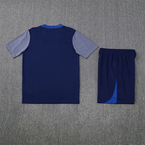 Uniformes de Fútbol de Verano, Conjunto de Entrenamiento de Manga Corta, Jersey 25/26 París, Transpirable, Poliéster de Secado Rápido, Cuello Redondo, Unisex, Deportivo - Product Image 4