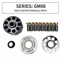 GM08 Hydraulic Repair Kit Cylinder Block Valve Plate Retainer Plate Piston Set Spacer Ring GM08