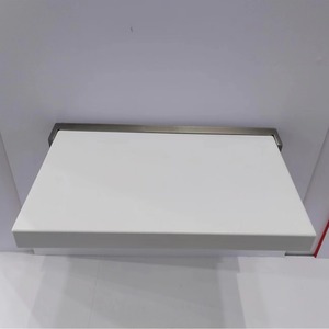 Banc de douche mural pliable Tomato 504x345mm en acier inoxydable avec une capacité de charge élevée - Product Image 1