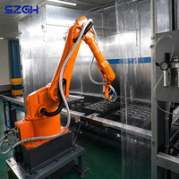 Robot Lengan Semprot 6 Sumbu, Lengan Robot Manipulasi Industri 2 Ton Murah, Robot Industri Kecepatan Tinggi