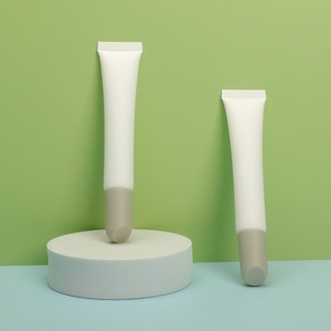 Wholesale Custom 10ml <b>Plastic</b> White Cosmetic <b>Tubes</b> for Eye Cream Lip Balm Squeeze <b>Tube</b> - Product Image 2