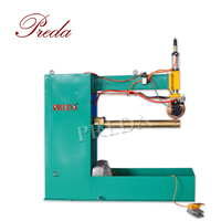 Machine à souder les tubes Preda, soudeuse de coutures par roulement pour tôles et tubes ronds, avec bras long