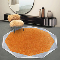 Tapis de luxe en laine nordique, tapis abstrait en peluche, revêtement de sol antidérapant fabriqué à la machine, décoration pour salon, villa, hôtel