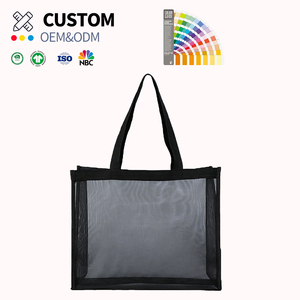 Fashion <strong>Large</strong> Capacity Transparent Mesh <strong>Beach</strong> <strong>Bag</strong> Waterproof Insulated Women's Summer Outdoor Swimming <strong>Bag</strong> Recyclable Washable - Product Image 1