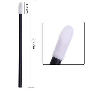Disposable <b>Nylon</b> Lip Gloss Applicator <b>Plastic</b> Handle Multicolor Lipstick Wand Makeup Tool - Product Image 5