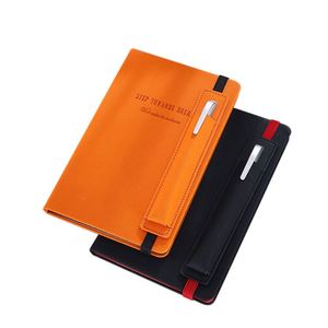 Customizable Colors Eco-Friendly Luxury <b>A5</b> Executive <b>Diary</b> Leather Cover Silk Screen Printed Metal Buckle Promotional Use OEM - Product Image 2