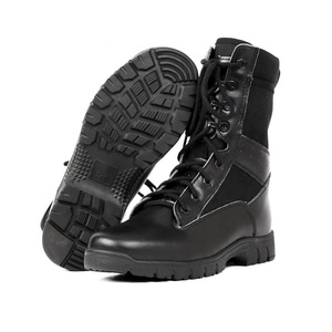 Giày chiến thuật giảm giá Trung Quốc XinXing, giày huấn luyện chiến đấu màu đen, da thuộc nguyên tấm - Product Image 2