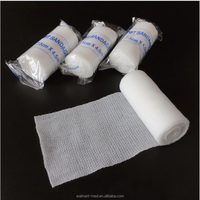 7.5cm * 4.5m PBT Bandage élastique conforme Gaze de pansement de premiers soins médicaux