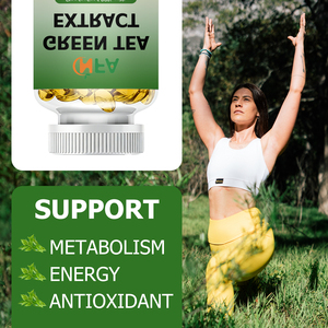 Suplemento Dietético en Cápsulas Blandas de Extracto de Té Verde, Ayuda a Mantener los Niveles de Energía, Promueve la Función Metabólica - Product Image 6