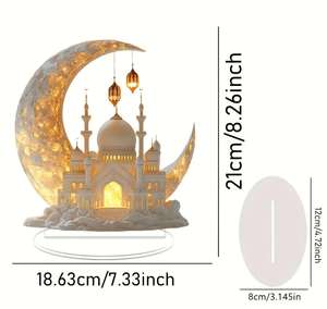 Decorazioni <span class=keywords><strong>a</strong></span> Forma di Luna di Nuova Concezione <span class=keywords><strong>per</strong></span> Feste ed Eventi, Decorazione Acrilica 2D <span class=keywords><strong>per</strong></span> <span class=keywords><strong>Casa</strong></span>, Regali <span class=keywords><strong>per</strong></span> <span class=keywords><strong>le</strong></span> Festività - Product Image 6