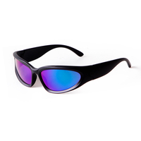 Myocade — lunettes de soleil, modèle WU STY20891G, verres miroirs, à la mode, pour sport de plein air, lentilles miroirs, une pièce, vente en gros, nouvelle collection 2022