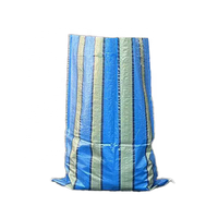 Sac de courses en PP tissé à prix abordable de Chine, sac de courses en plastique imprimé coloré de 10 kg et 25 kg pour le Ghana et l'Afrique