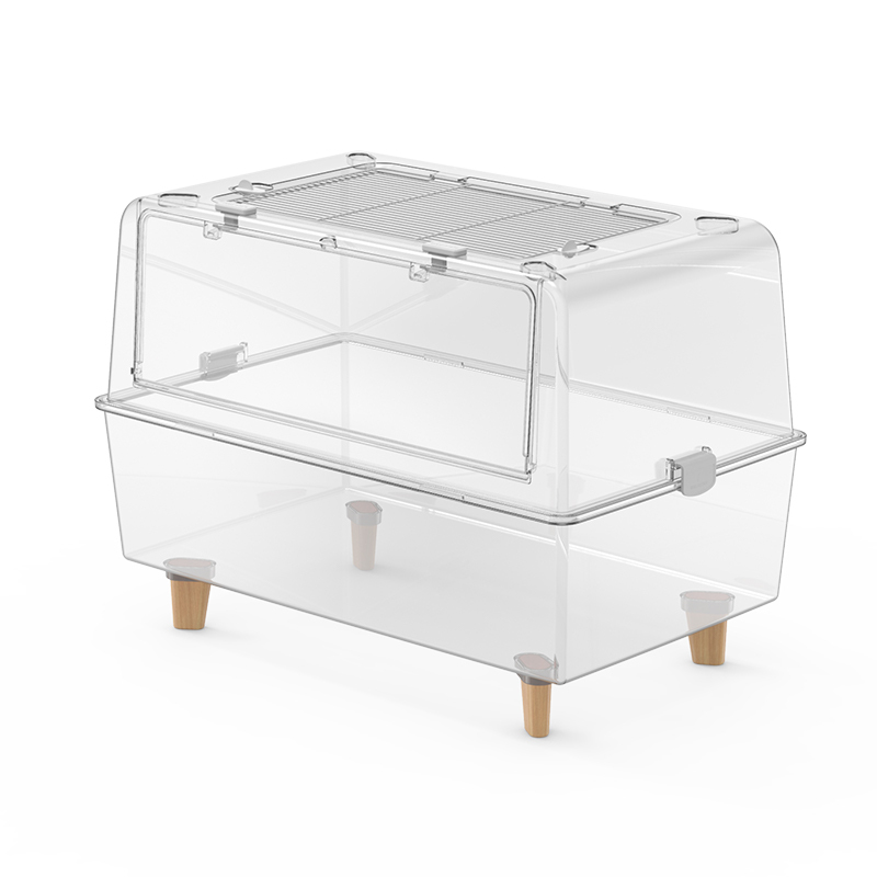 Bucatstate 70cm 大型透明ハムスターケージ - 清掃便利なペット用品