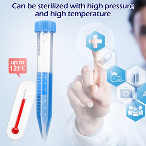 Tubo de Centrifugação Cônico Descartável de <span class=keywords><strong>50ml</strong></span> em PP, Graduado, 12000xg RCF, com Tampa Rosqueada à Prova de Vazamentos, OEM/ODM Disponível - Product Image 3