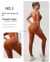 Ensemble de sport et yoga pour femmes, taille haute, extensible, sans couture, avec logo personnalisé, pour grossistes
