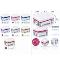 Tuiles de Mahjong en Acrylique Scintillantes Personnalisées en Gros, Blocs de Mahjong Faits Main Étincelants pour Ensemble de Jeu de Mahjong de Luxe