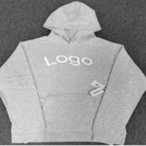 Sudaderas con Capucha de Alta Calidad al por Mayor, 100% Algodón, Impresión Puff, 450 g/m², Sudaderas con Capucha Y2K, Sudadera Informal con Capucha para Hombre - Product Image 1