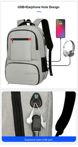 Mochila multifuncional para ordenador portátil TK Fashion USB impermeable con aislamiento térmico para oficina, playa, Picnic, deportes al aire libre, escudo térmico - Product Image 6