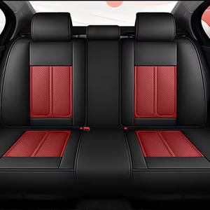 Housses de siège auto en cuir de luxe Sharp Drive, ensemble complet 14 pièces, toutes saisons, style professionnel, décoration intérieure, Peugeot Cerato Forte Fit - Product Image 3