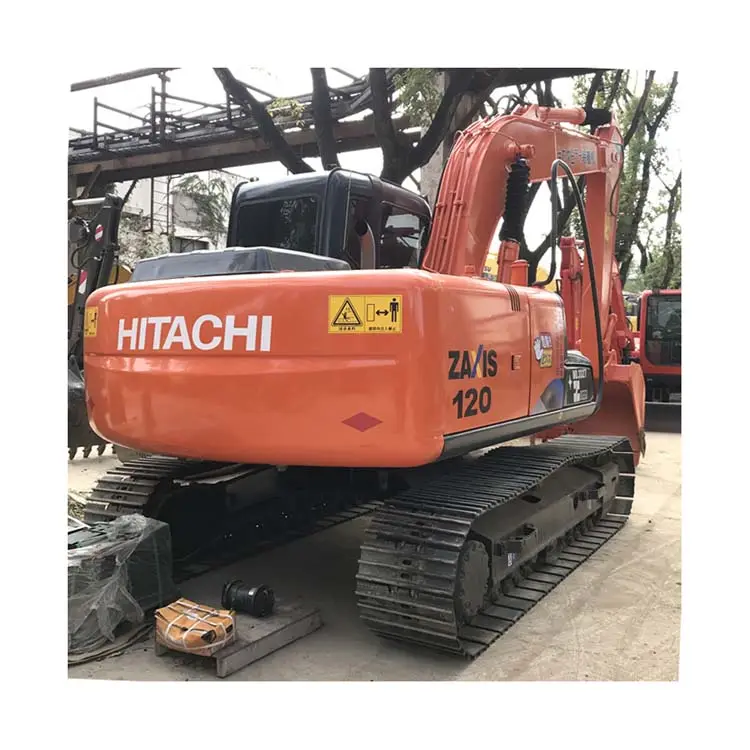 Buen Estado hecho en Japón excavadora usada de 12 toneladas Hitachi zx120 para la venta