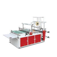 DZV700 automatique OPP PE PET PVC sac en plastique pliage et rebobinage côté machine de scellage Machine de rebobinage pour sac en plastique