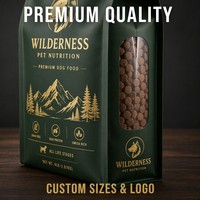 YOUYI Sac personnalisé imprimé 12 couleurs à fond plat pour aliments pour animaux de compagnie, 4 couches, en aluminium avec fermeture éclair refermable, résistant à l'humidité, qualité alimentaire