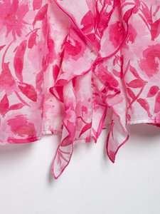 Camicia in Chiffon floreale 2025 da donna elegante e Versatile stampa decorativa a strati nuova per i <span class=keywords><strong>modelli</strong></span> primavera estate - Product Image 6