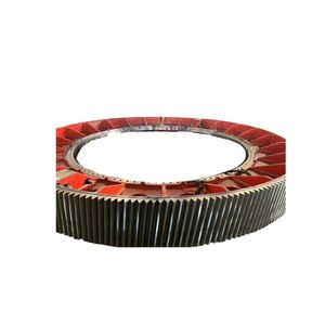 Pièces de transmission non standard Bague d'engrenage à dents hélicoïdales en acier forgé pour broyeur à boulets et broyeur de machine minière - Product Image 1