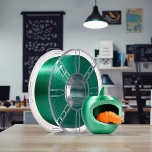 Filament PLA Soie 1,75 mm Bobine d'imprimante 3D 1 kg (2,2 lb) Matériau 100 % vierge Texture lisse et soyeuse Haute performance Stable CE ROHS - Product Image 1
