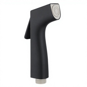 Matte Black Shattaf Bidet Sprayer Wall <b>Mount</b> Bathroom Toilet Handheld Water <b>Spray</b> Nozzle Minimalist Design Easy Installation - Product Image 4