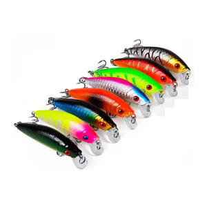 Strumento di esca rigida bionica all'aperto 7CM <span class=keywords><strong>occhi</strong></span> 3D gancio di plastica interno <span class=keywords><strong>palla</strong></span> fiume fiume fiume pesca pesciolino che affonda esca - Product Image 4