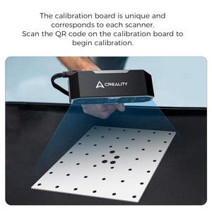 Placa de Calibración para Escáner 3D Creality, Color Blanco Perla, Alta Precisión, para la Serie Ferret Otter - Product Image 2
