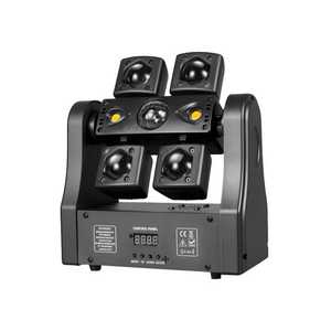 Mini projecteur LED 4-en-1 <span class=keywords><strong>Dragonfly</strong></span> avec faisceau stroboscopique RGBW pour bars, soirées, spectacles et éclairage DJ/discothèque - Product Image 2